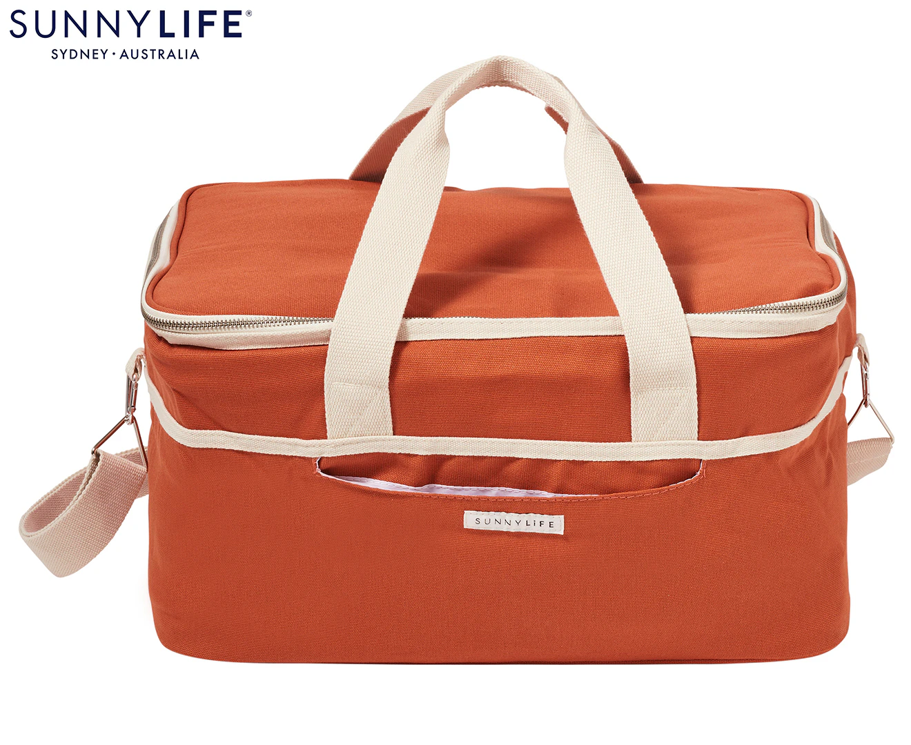 Sunnylife Canvas Cooler Bag - Red