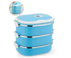 Lunch Box/Bento Box, Portable Insulation Stainless Steel Heat Insulation with Handle Lunch Container Bento Box