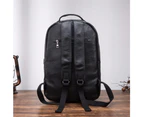 Men Genuine Leather Design Casual Travel Bag Male Fashion Backpack Daypack College Student School Book 17&quot; Laptop Bag BB331 - 332