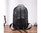 Men Original Leather Design Casual Travel Bag Male Fashion Backpack Daypack College Student School Book 17&quot; Laptop Bag BB335 - 331