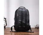 Men Quality Leather Design Casual Travel Bag Male Fashion Backpack Daypack College Student School Book 17&quot; Laptop Bag BB340 - 339