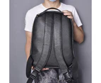 Men Quality Leather Designer Casual Black Travel Bag Fashion University School Student Book Laptop Bag Male Backpack Daypack 621 - Gold