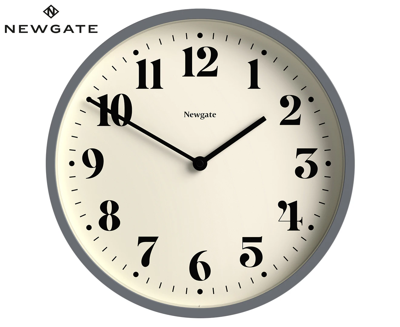 Newgate Number Four Wall Clock Matte French Navy