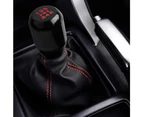 Universal Car 5 Speed Aluminum Shift Knob Manual Gear Stick Shifter - 0
