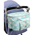 Mummy Bag Baby Stroller Bag(Green)