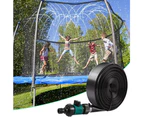 Outdoor Trampoline Water Sprinkler Hose with Jump Switch - Green