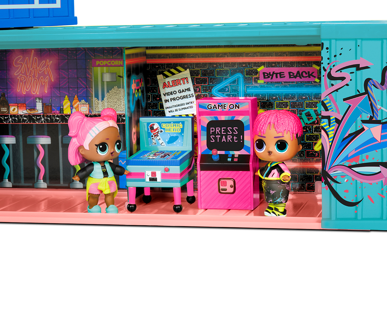 LOL Surprise OMG House of Surprise Playset Lil Arcade