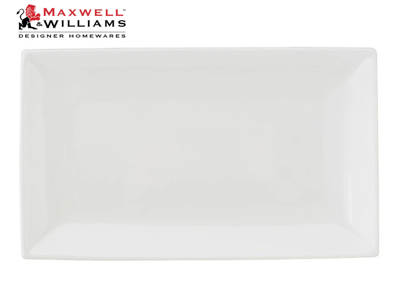 Maxwell & Williams Maxwell & Williams White Basics Rectangular Platter  34x19cm