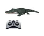 2.4G RC Crocodile Electric RC Boat Gag Funny Toy High-speed Waterproof Remote Control Watercraft Toy for Summer Water Fun