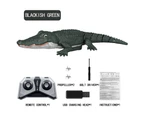 2.4G RC Crocodile Electric RC Boat Gag Funny Toy High-speed Waterproof Remote Control Watercraft Toy for Summer Water Fun