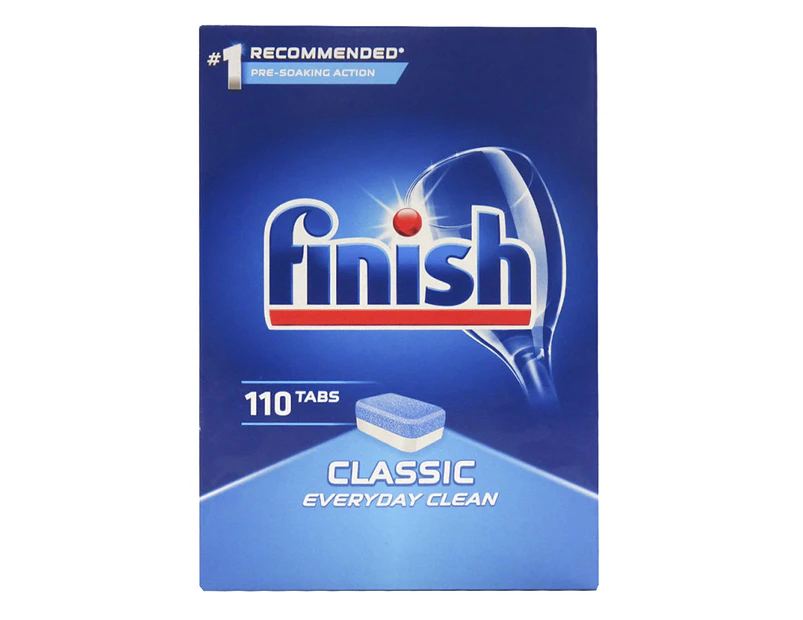 110pc Finish Classic Everyday Dishwashing Pod Tablets