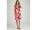 W.Lane Linen Floral Dress - Womens - Pink Floral