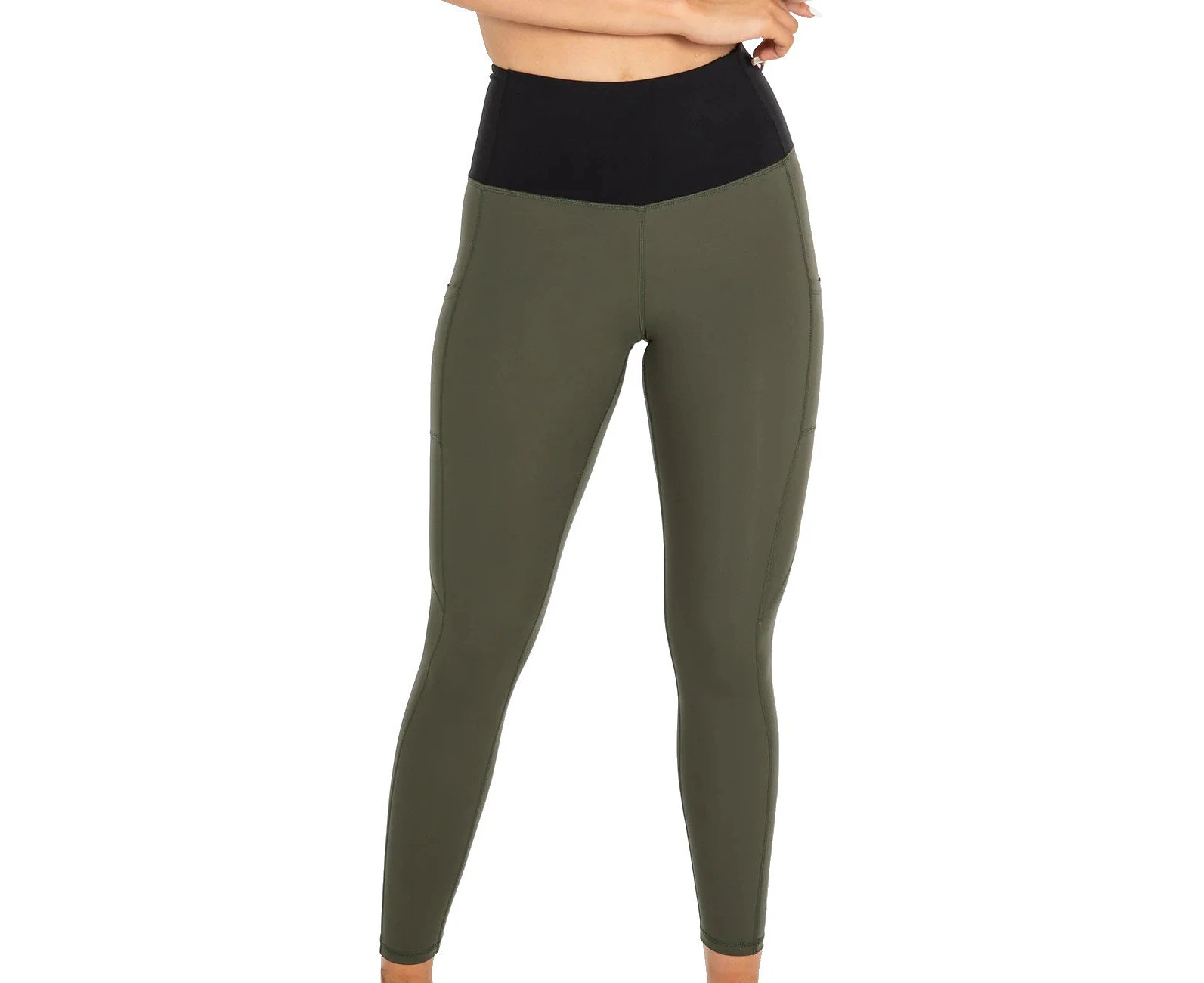 UNIT Energy Active Womens Leggings Military Green 2022