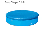 Dish Shaped Thick Polyester Dust Proof Inflatable Swimming Pool Protective Cover-Dish Shape 4.95m