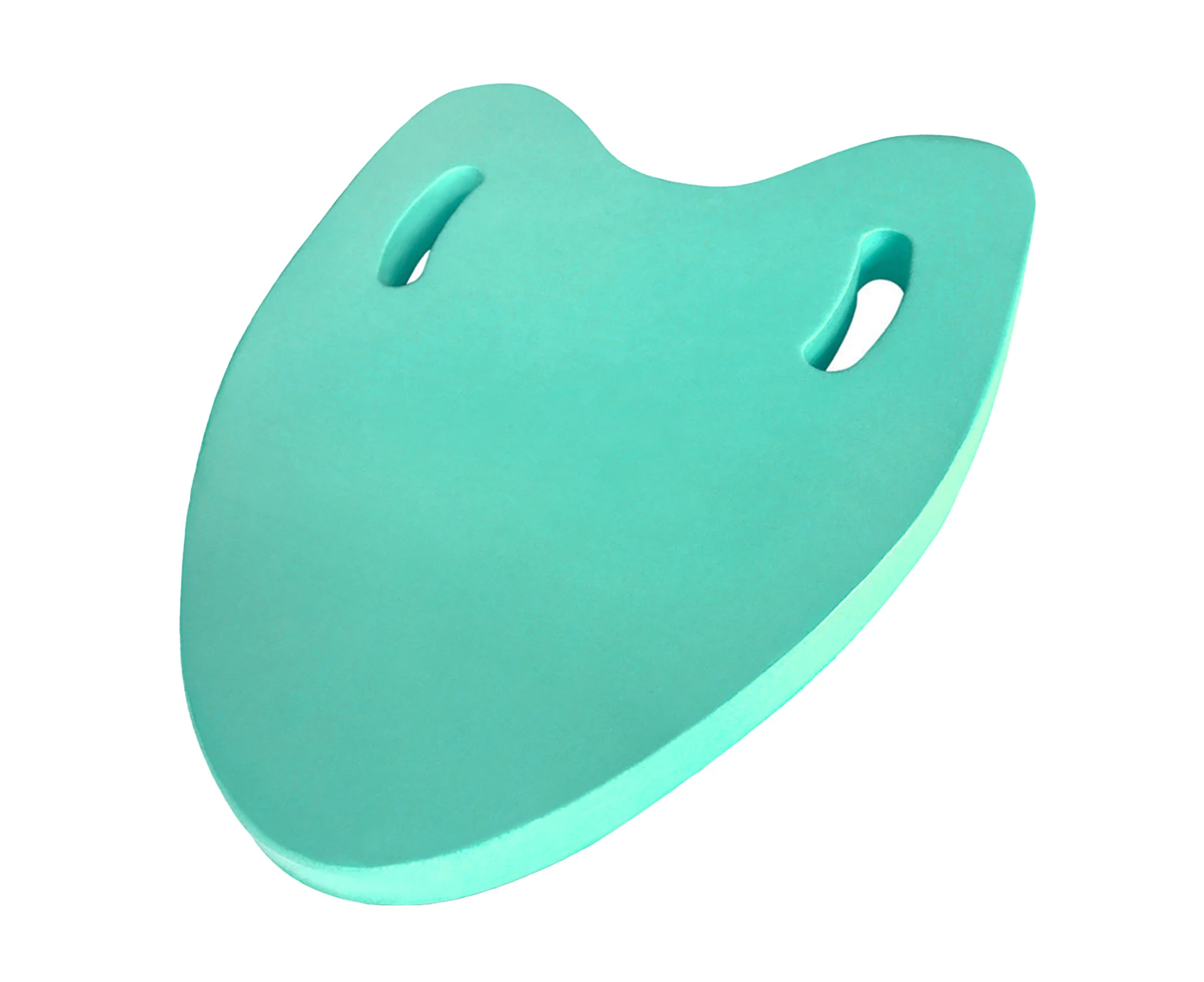 Swimming Kick Board Thick Game Props Training Tools Hole Handles Swimming Floating Board for Summer-Green