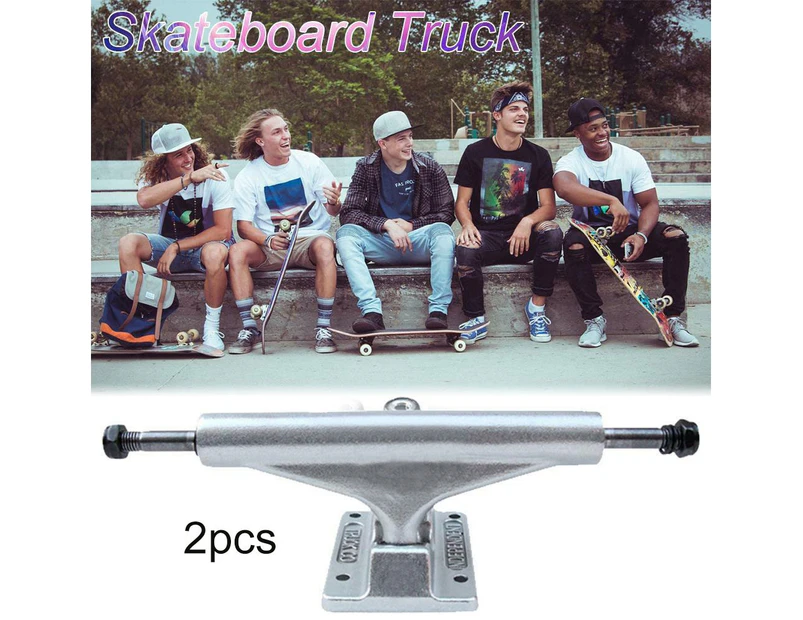 2Pcs 5.5 Inch Aluminum Magnesium Alloy Adult Skateboard Truck Bracket Parts