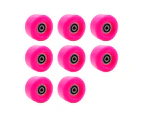 4/8Pcs 82A Scooter Roller Skate Skateboard Polyurethane Wheels with Bearing-Rose Red