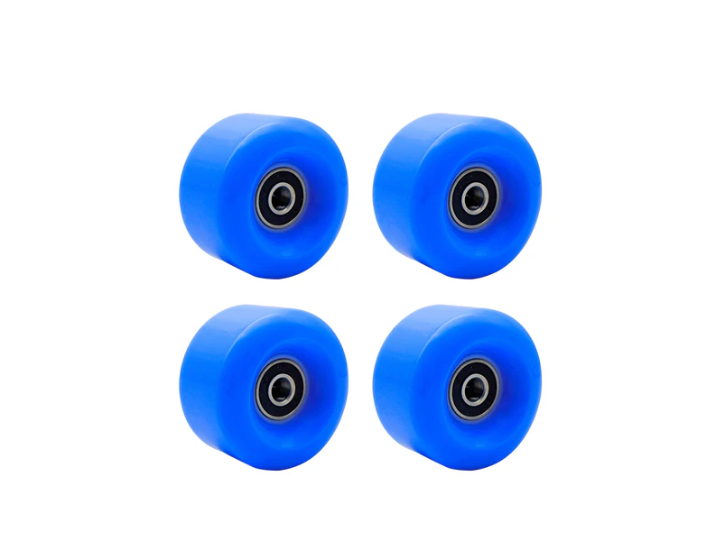 4/8Pcs 82A Scooter Roller Skate Skateboard Polyurethane Wheels with Bearing-Blue