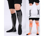 Outdoor Running Sports Breathable Nurses Athletic Compression Calf High Socks-White