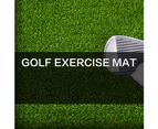 40x60cm 2 in 1 Golf Mat Training Practice Hitting Faux Turf Grass Pad with Tee-40*60cm