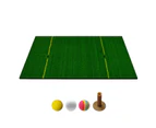 60cm x 90cm Indoor Golf Practice Hitting Mat Faux Turf Grass Pad with Dual Line