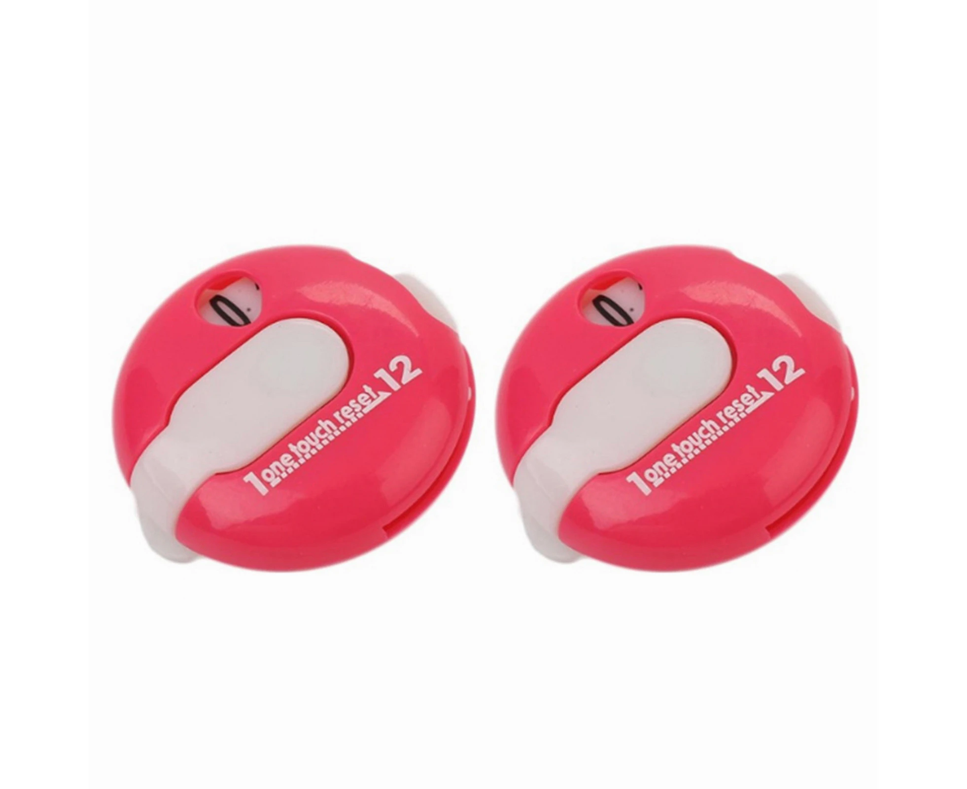 2Pcs Mini Hat Glove Clip Golf Score Counters Scoring Device Sport Accessory-Pink