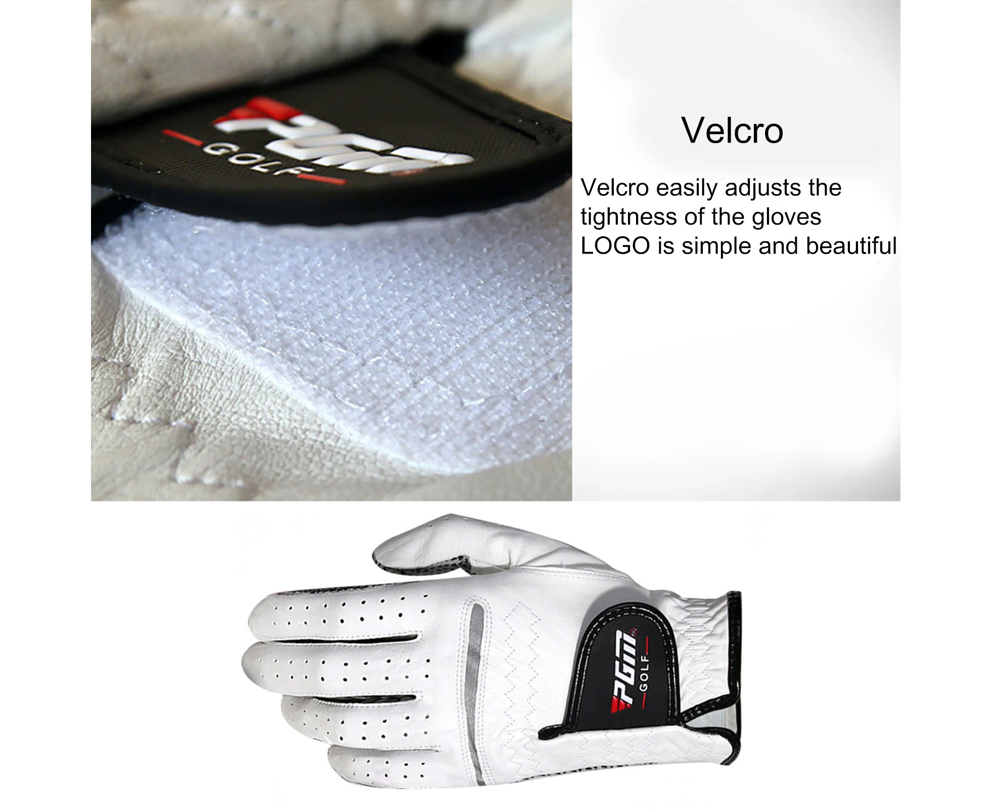 1Pc Golf Glove Professional Breathable Left Right Hand Faux Sheepskin Glove for Men-Left Hand