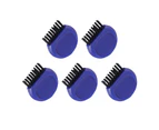 5Pcs Golf Club Brush Multi-functional Debris Removal Pocket Sized Irons Balls Shoes Spike Golf  Pocket Brushes for Outdoor-Blue