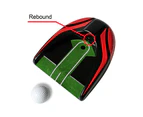 Automatic Return Golf Device Run Smoothly Lightweight Golf Accessory Golf Ball Kick Back Cup Device with Green Slope Mat for Home-Red