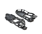 24 Studs Anti-skid Climbing Snow Ice Gripper Shoes Spikes Cleats Grips Crampons-L
