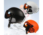 Men Women Winter Snow Sports Ski Cycling Integrally-Molded Snowboard Helmet-Blue