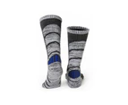 1 Pair Soft Ski Socks Breathable Quick Drying Moisture Absorption Snowboard Socks for Sports-Dark Gray