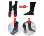 Heated Socks Stretch Fast Warming Multipurpose Winter Outdoor Battery Powered Feet Warmer Socks for Camping Fishing Cycling Skiing-2#