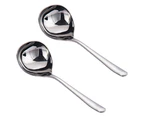 Small Ladle for Sauce Stainless Steel Serving Ladle Silver Gravy Ladle-heart spoon-Medium