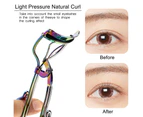Eyelashs Make-up Kits, 4-piece Set (eyelash Curlers, Eyelash Extension Daub, Eyebrow Tweezers, Scissors), Perfect Curling Effect In 8 Seconds-Multicolor