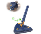 Telescopic Triangular mop 360 Degrees rotatable and Adjustable, 360° Spin Mop for Floor/Ceiling/Wall with extra microfibre cloth