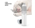 Pet Nail Grinder Powerful Low Noise USB Rechargeable LED Light Dog Cat Toe Scissors for Pet Keepers