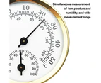 Mini pointer thermometer aluminum alloy shell plastic bottom shell plastic lens - Golden thermometer