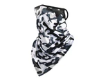 Ice Silk Triangle Cycling Scarf Sun Resistant Quick Drying Good Ventilation Riding Face Cover for Outdoor-Ice-silk