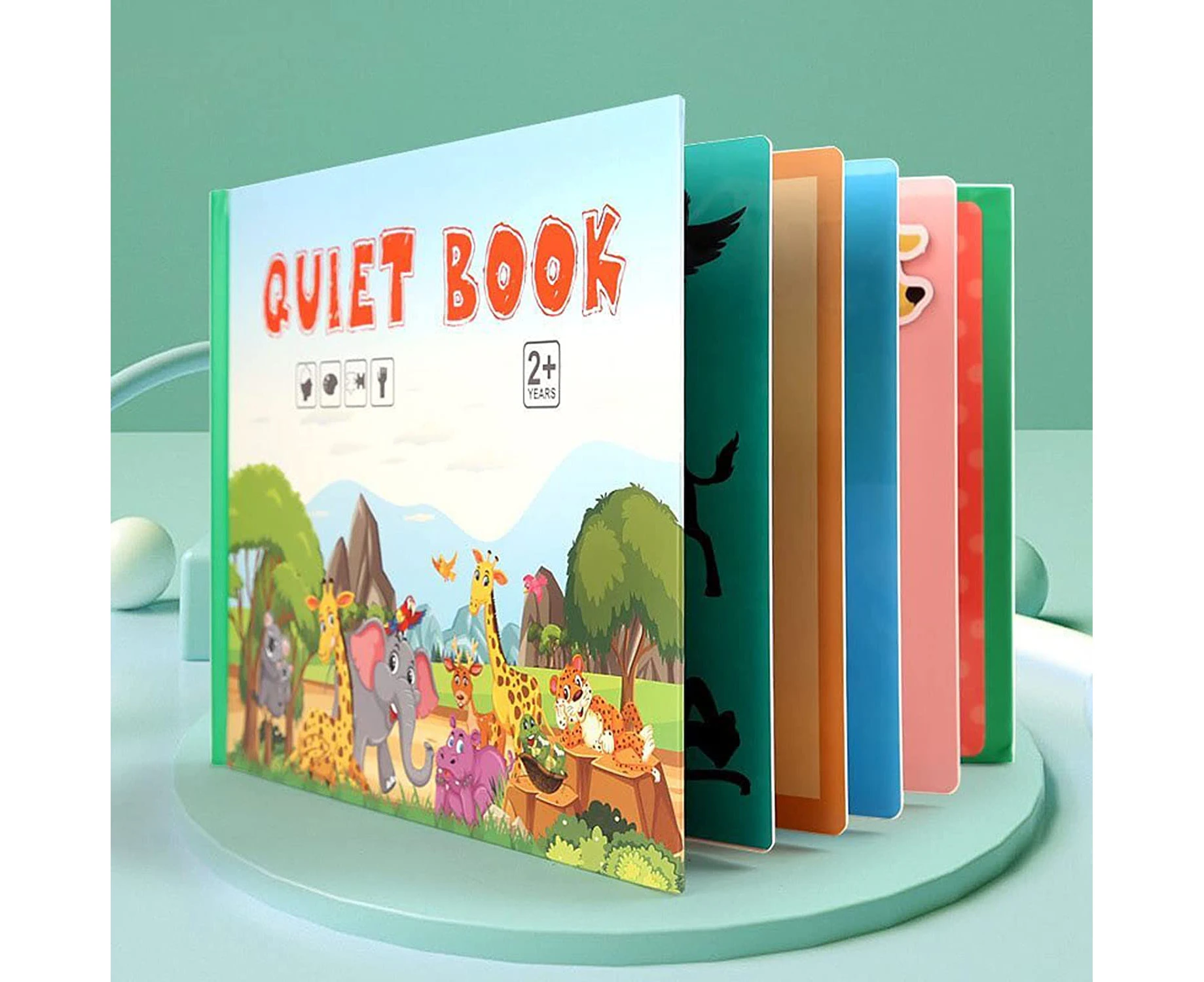 Quiet Book for Toddlers, Montessori Interactive Toys Busy Book for Kids Develop Learning Skills -Number Theme