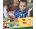 Quiet Book for Toddlers, Montessori Interactive Toys Busy Book for Kids Develop Learning Skills -Transportation Theme
