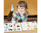 Quiet Book for Toddlers, Montessori Interactive Toys Busy Book for Kids Develop Learning Skills -Animal Theme