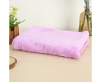 Coral Fleece Blankets Super Soft Shaggy Universal Solid-color Fleece Blankets for Sofa-Purple