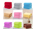 Ultra Soft Warm Cozy Throw Blanket Rug Plush Fleece Bed Sofa Couch Pad Home-Coffee