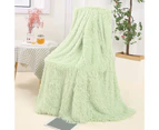 Throw Blankets Fuzzy Extra Comfortable Nordic Long Hair Breathable Throw Blankets for Couch