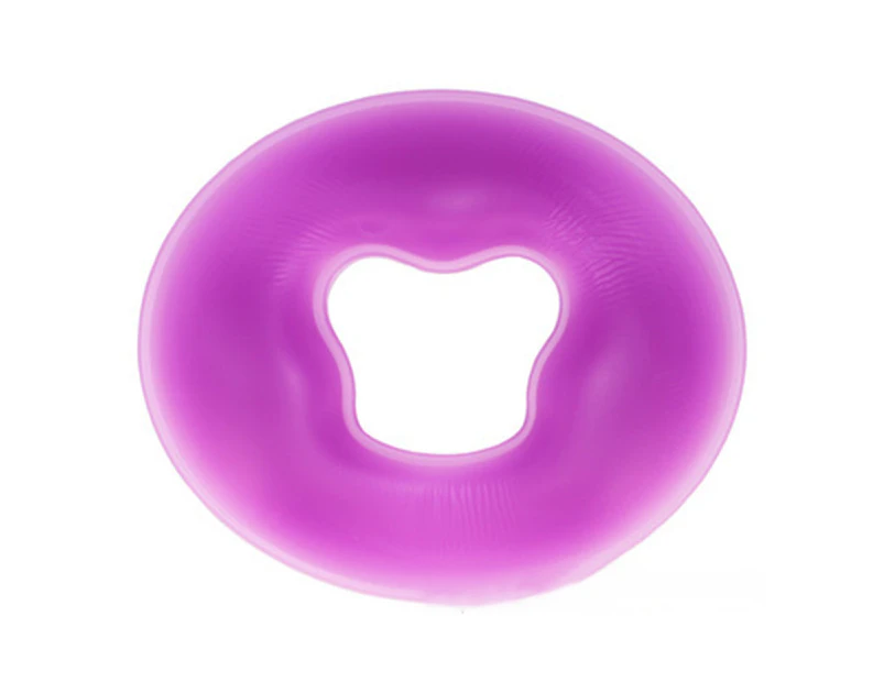 Massage Pillow Washable Ergonomic Smooth Surface Artificial Latex Body Relax Massage Pillow for Beauty Salon-Purple