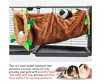 Hamster Hammock Large Space Hanging Bed Warm Hamster Guinea Pigs Sleeping Tunnel House for Rodent