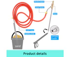 BJWD Sand Blaster Wet Sandblasting Kit 5000PSI Pressure Washer 1/4''Plug Outdoor
