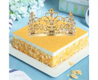 Cake Topper Realistic Looking Rust-proof Metal Crown Cake Topper Royal Themed Baby Shower Decoration for Home-Golden L