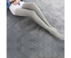 1 Pair Women Stockings Solid Color Warm Autumn Winter Long Tube Slim Socks for Student-Light Grey - Light Grey